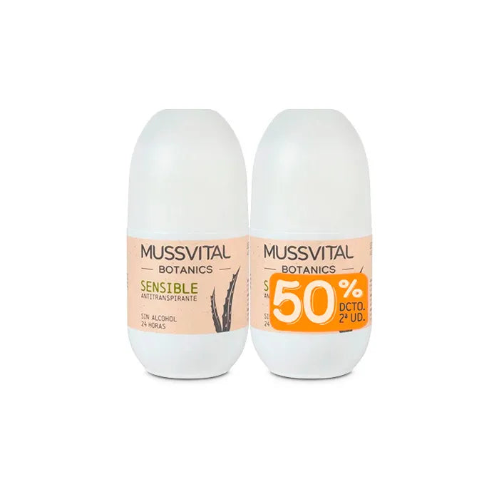 Mussvital Botanics Deo Gevoelige Huid 75ml Set 2 stuks
