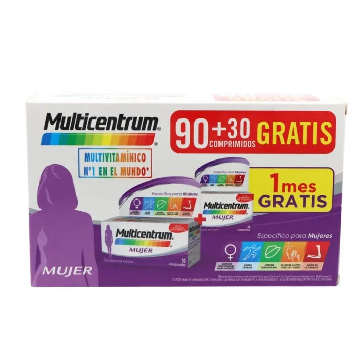 Multicentrum Vrouwen Pakket 90 + 30 Tabletten Set 2 Stuks