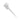 Artero Pearly Brush met grijze kam