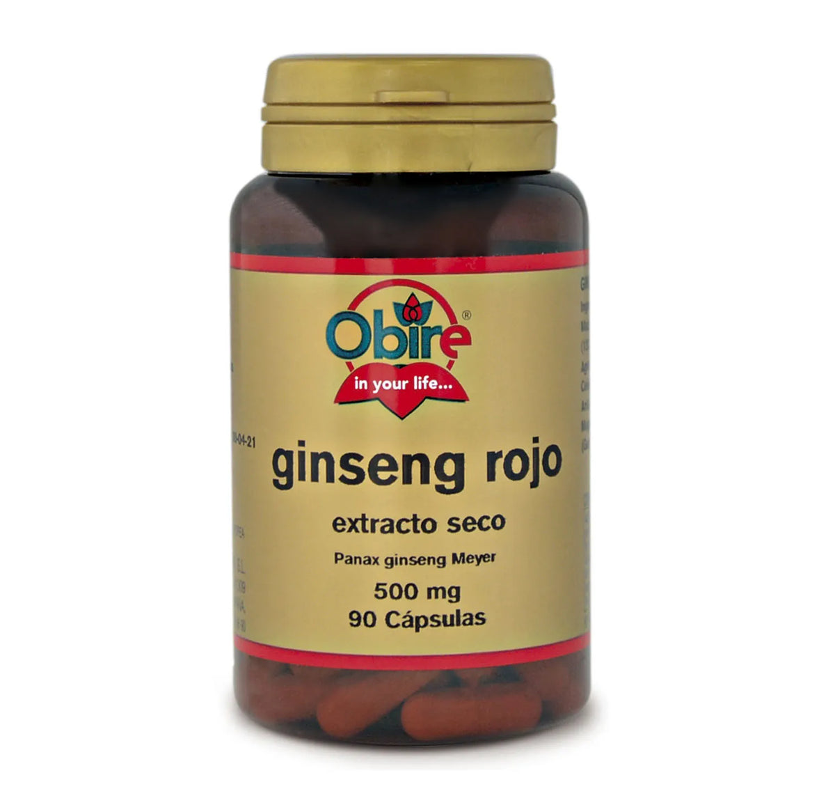 Obire Rode Ginseng Extr. Droog 500 Mg 90 Caps