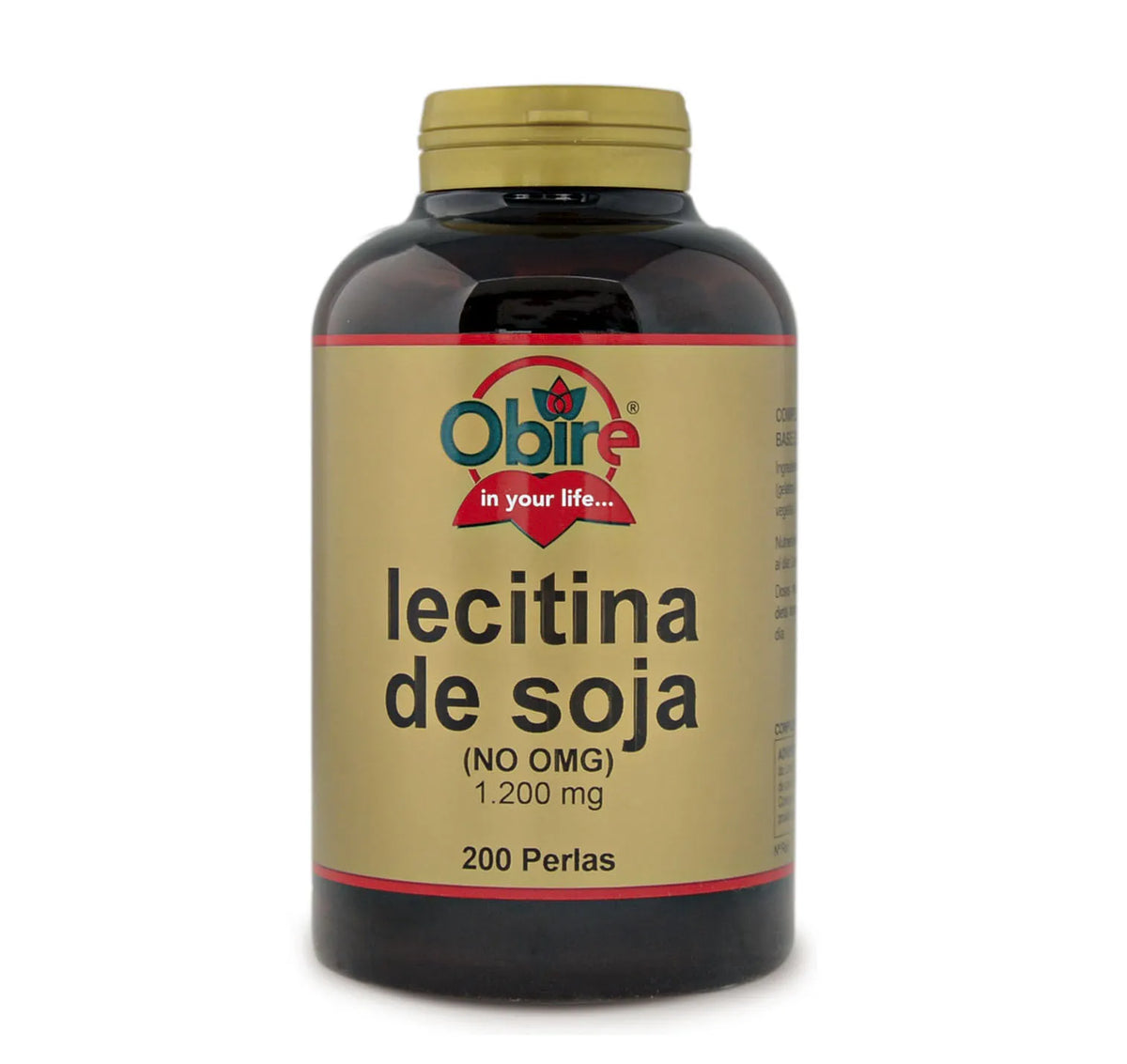 Obire Lecitina De Soja 1200 Mg 200 Parels