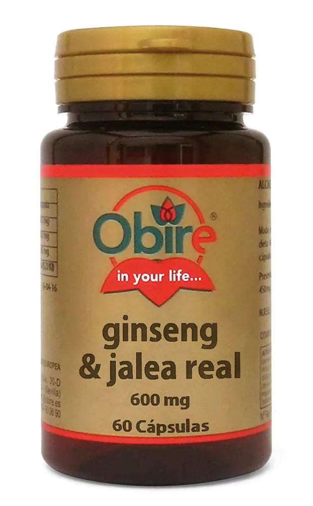 Obire Ginseng Koninginnengelei 600 Mg 60 Caps
