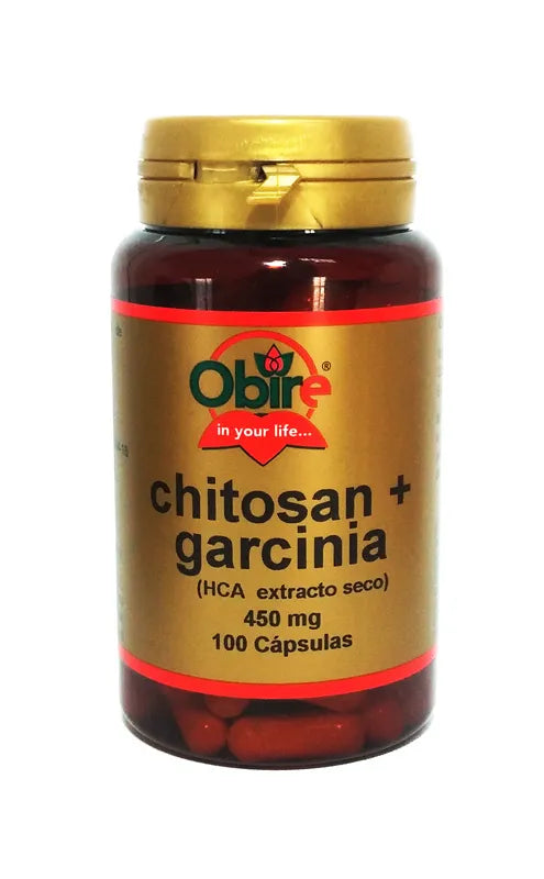 Obire Chitosan en Hca-Garcinia droog extract 450 mg 100 capsules