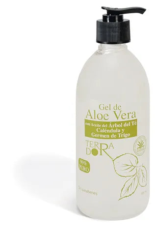 Dherbos Gel Aloë Vera Tea Tree Goudsbloem Tarwekiem 500ml