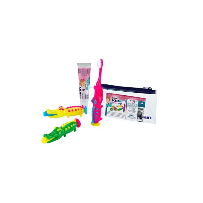 Fluorkin kinderreiskrokodil 3-pack