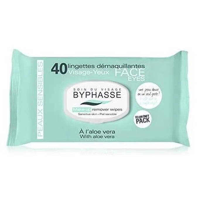 Byphasse Reinigingsdoekjes Aloë Vera Gevoelige Huid 40 st