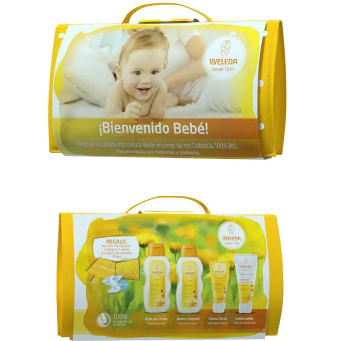Weleda Baby Calendula Crèmebad 200ml set 5 artikelen