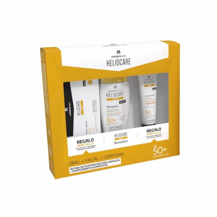 Heliocare 360° Opti D Sensation Ultra Light Oil Free SPF50+ 50ml set van 2 artikelen