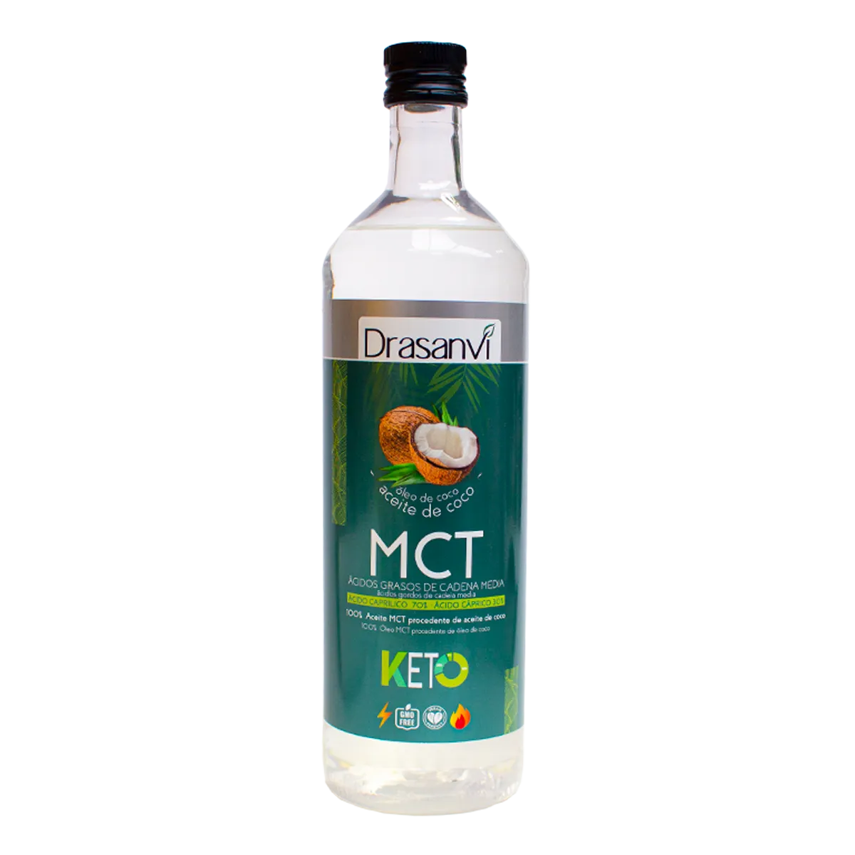 Drasanvi MCT-olie Kokos 1000ml Keto