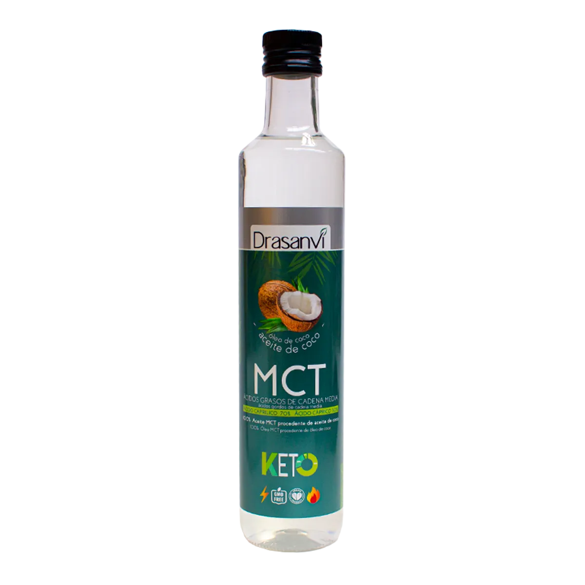 Drasanvi MCT-olie Kokos 500ml Keto