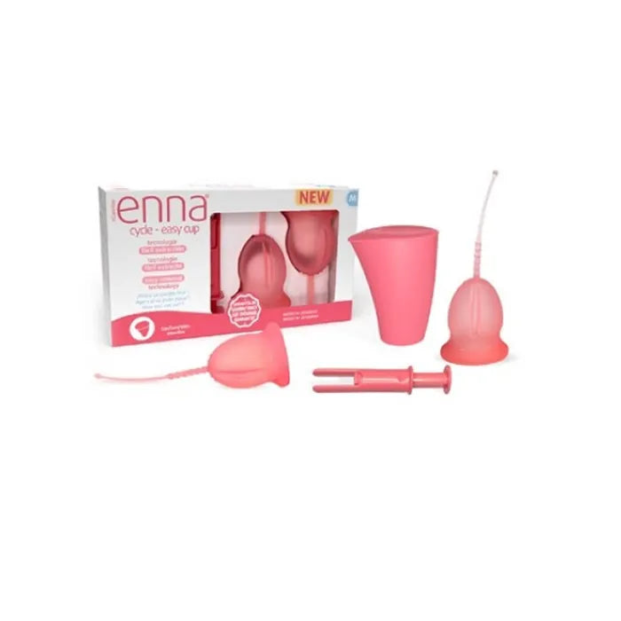 Enna Cycle 2 Menstruatiecups maat M + applicator