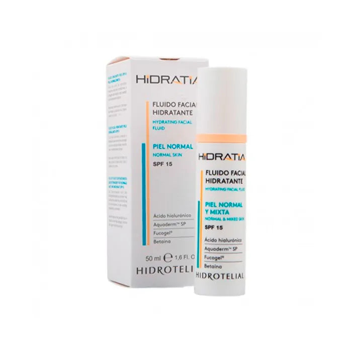 Hidrotelial gezichtsfluïde voor de normale en gemengde huid 50ml