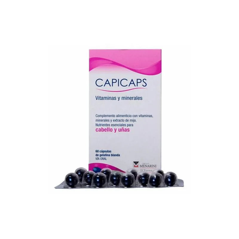 Menarini Capicaps Haar en Nagels 60 Capsules