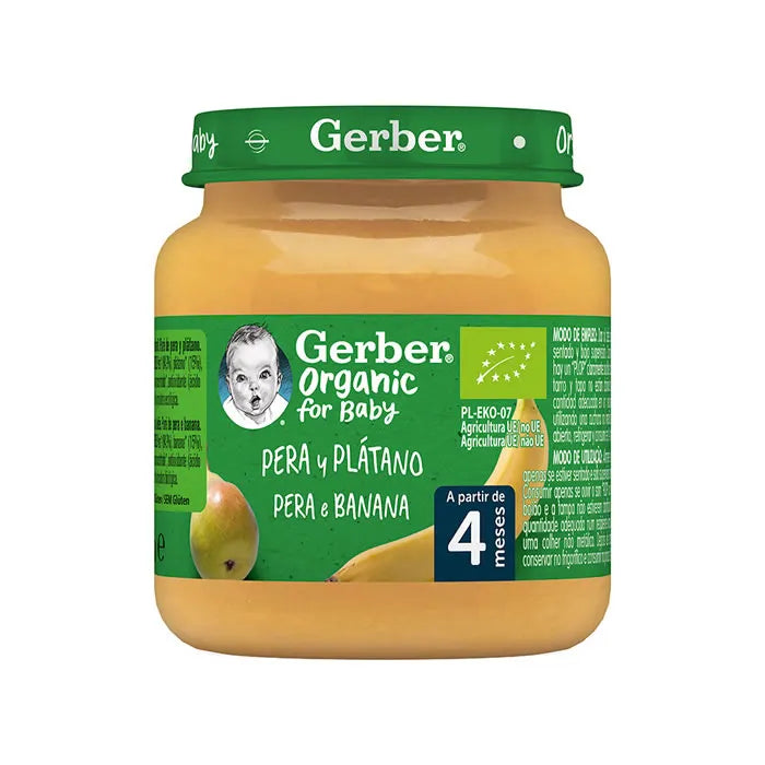 Gerber Bio-Peer & Banaan potje 125g