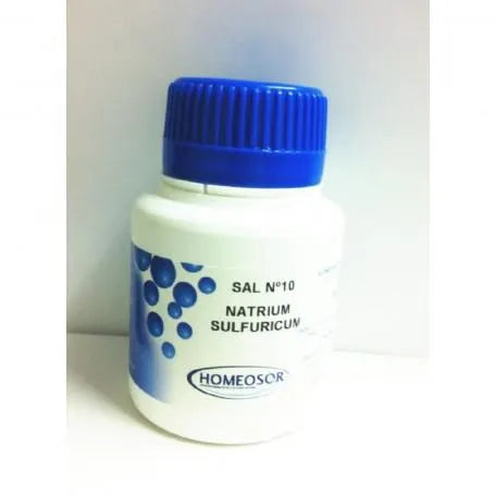 Natrium Sulfuricum Zout Schüssler Nr. 10 X 100 tabletten Pharmasor Homeosor