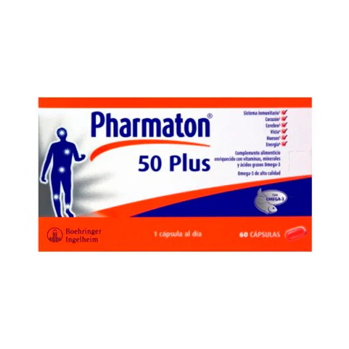 Pharmaton 50Plus 30 capsules