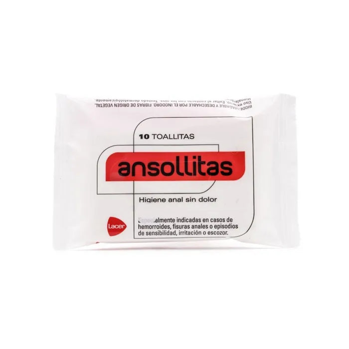 Lacer Ansollitas anale hygiënedoekjes 10 stuks