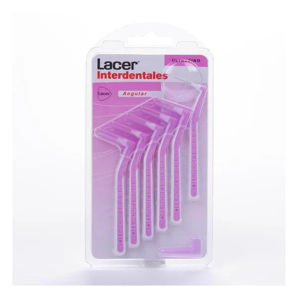 Lacer Gebogen Ultra-fijne Interdentale Ragers 6 stuks