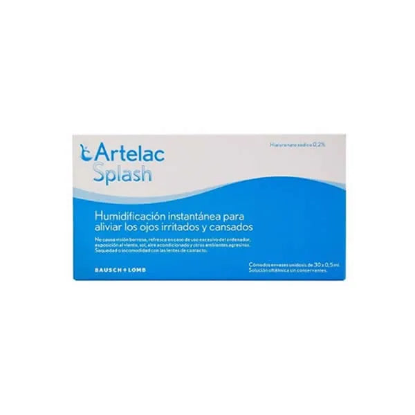 Artelac Splash Oogdruppels Droge Ogen 0,5 ml 30 Monodoses