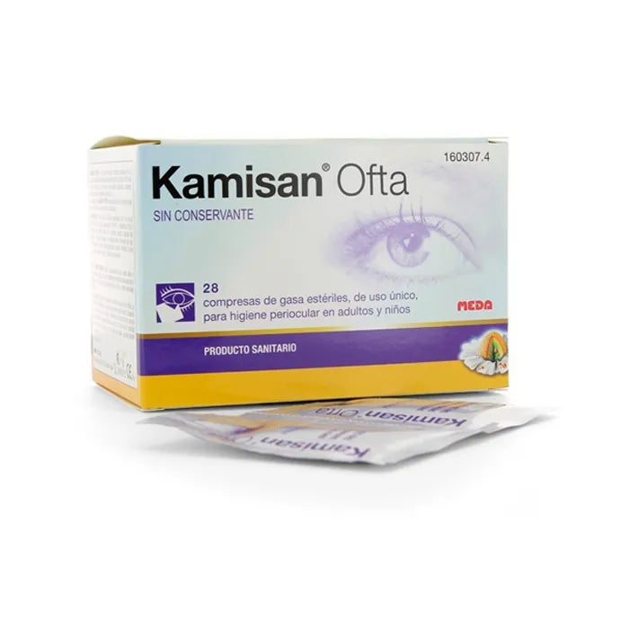 Kamisan Ofta Steriele Oogkompressen 28 stuks