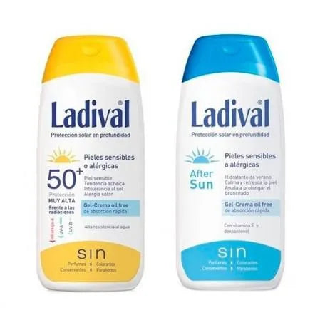 Duplo Zonnebrandcrème Allerg 50ml Aftersun 200ml Ladival