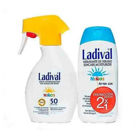 Ladival Duo Zonnebrandspray voor kinderen SPF50 + Aftersun