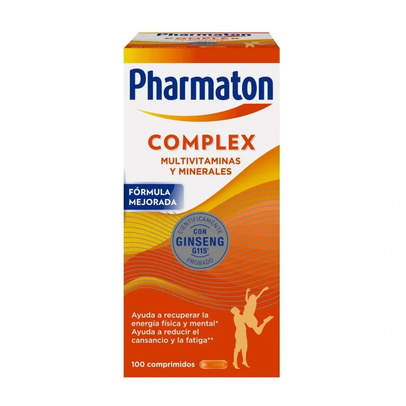 Pharmaton Complex Multivitaminen en Mineralen met Ginseng G115 100 Capsules