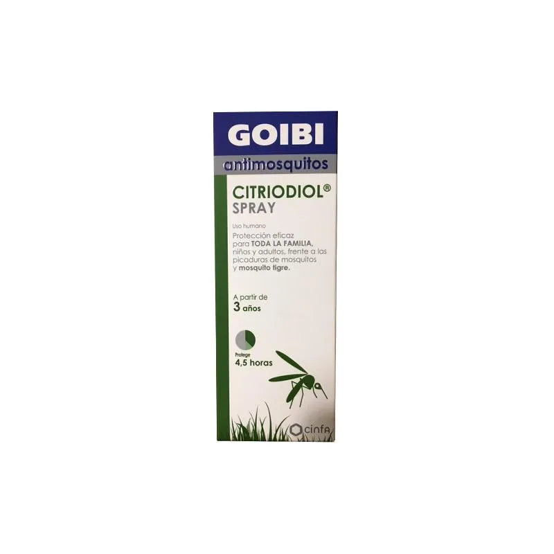 Goibi Antimosquitos Natur Spray voor menselijk gebruik repellent 100ml