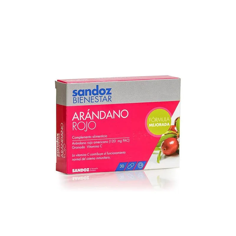 Sandoz Bienestar Cranberry 30 Capsules