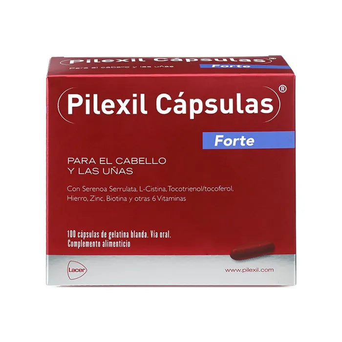 Pilexil Forte capsules tegen haaruitval 100 capsules