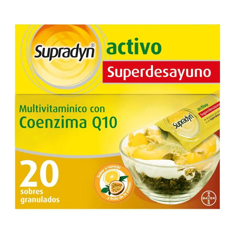 Supradyn Activo Superontbijt Energie Doosje met 20 korrelzakjes
