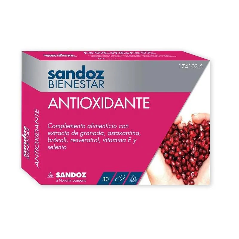 Sandoz Bienestar Antioxidant 30 Capsules