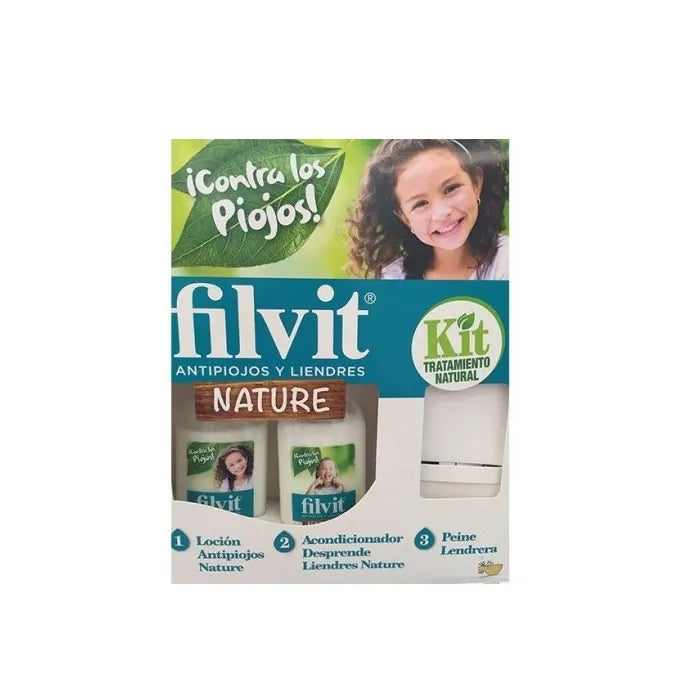 Filvit Nature Anti-luizenlotion 125ml Set 2 artikelen
