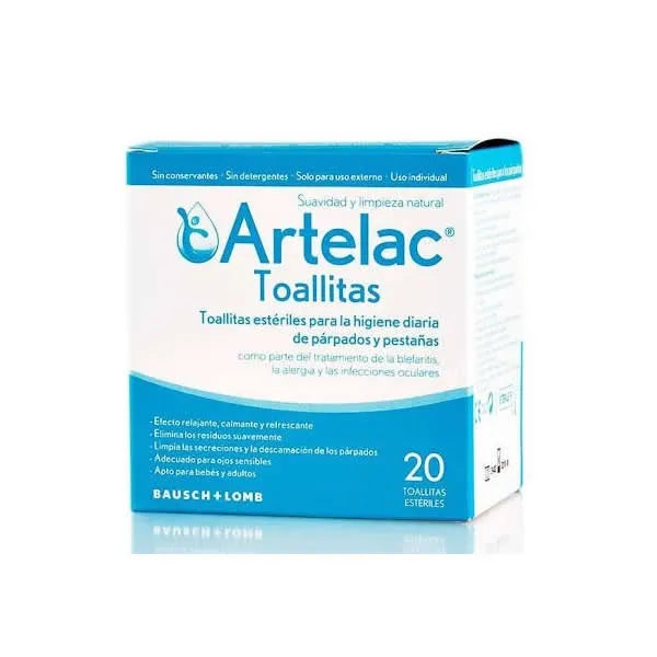 Artelac Steriele Oogdoekjes 20 Stuks
