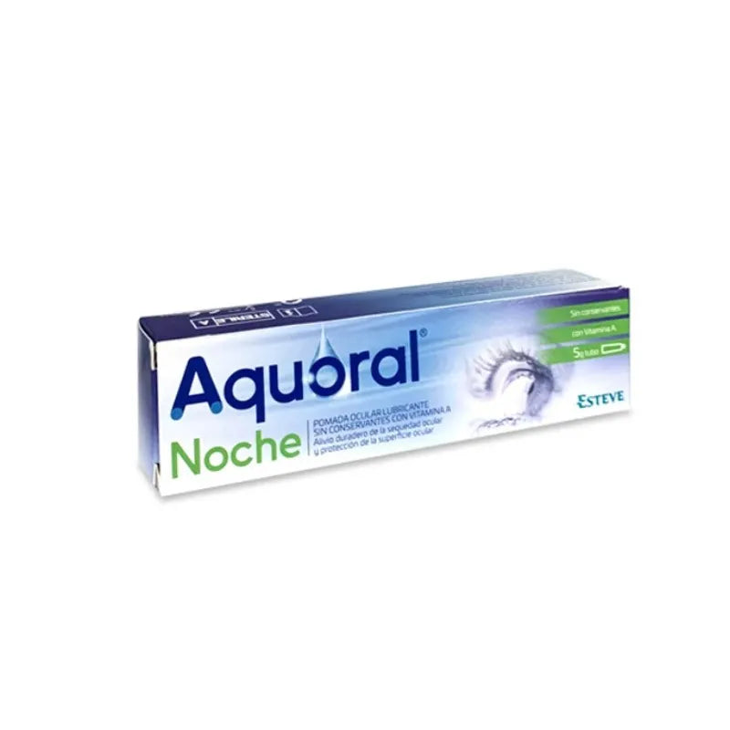 Esteve Aquoral Night smerende oogzalf 5g