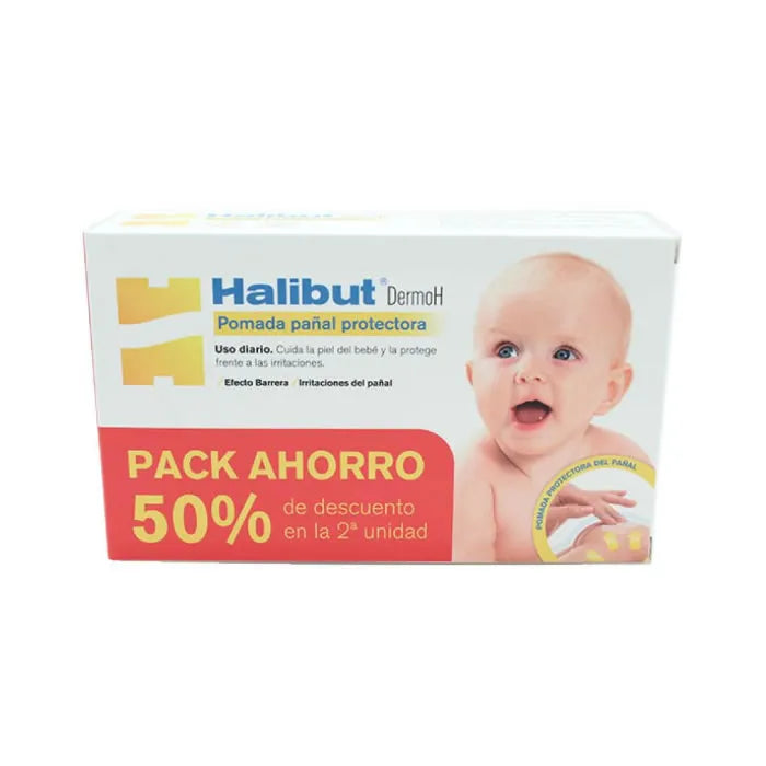 Halibut DermoH Beschermende Zalf Duo-verpakking 2x45g