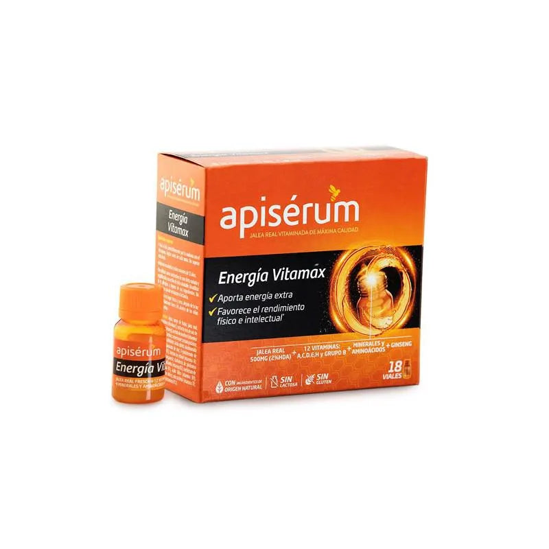 Apisérum Apiserum Energia Vitamax 18 ampullen