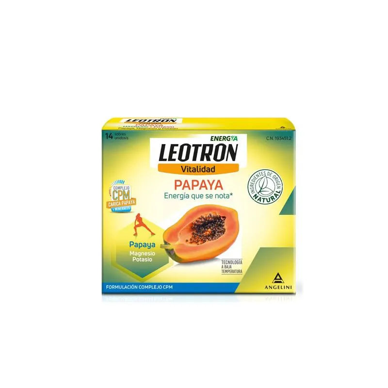 Angelini Leotron Vitaliteit Papajasmaak 14 zakjes