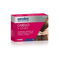 Sandoz Wellness Haar en Nagels Voedingssupplement 90 Capsules