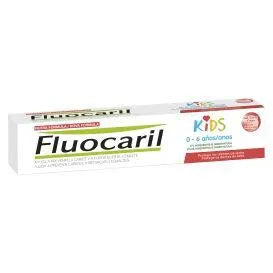 Fluocaril® Kindertandpasta 2 tot 6 jaar met aardbeiensmaak 50ml