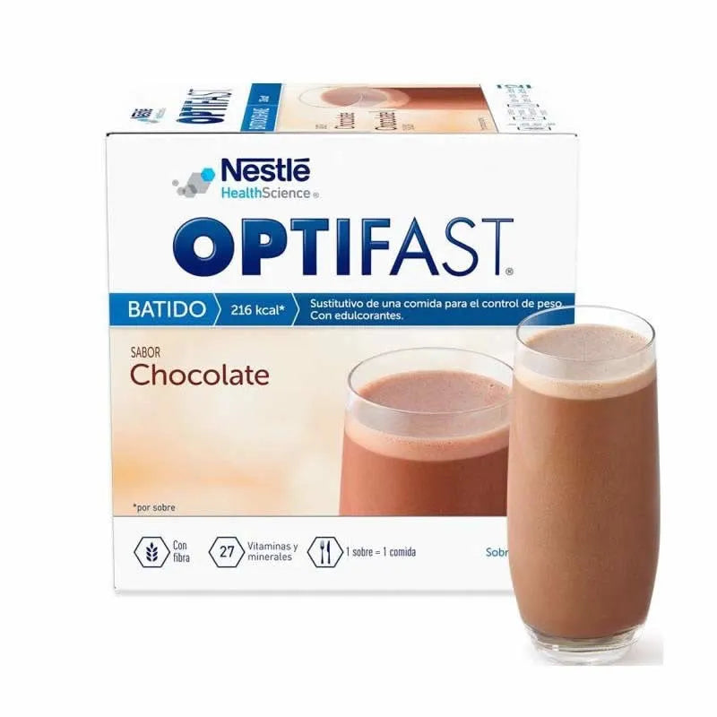 Optifast chocoladeshake 12 zakjes x 55g