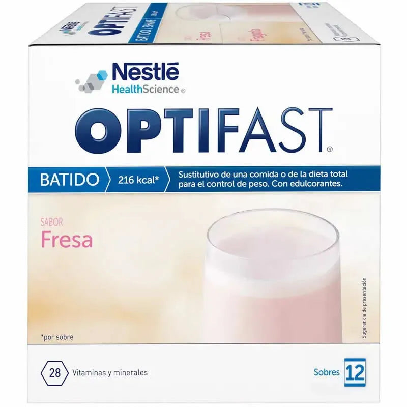 Optifast Aardbei Smoothie 12x55g