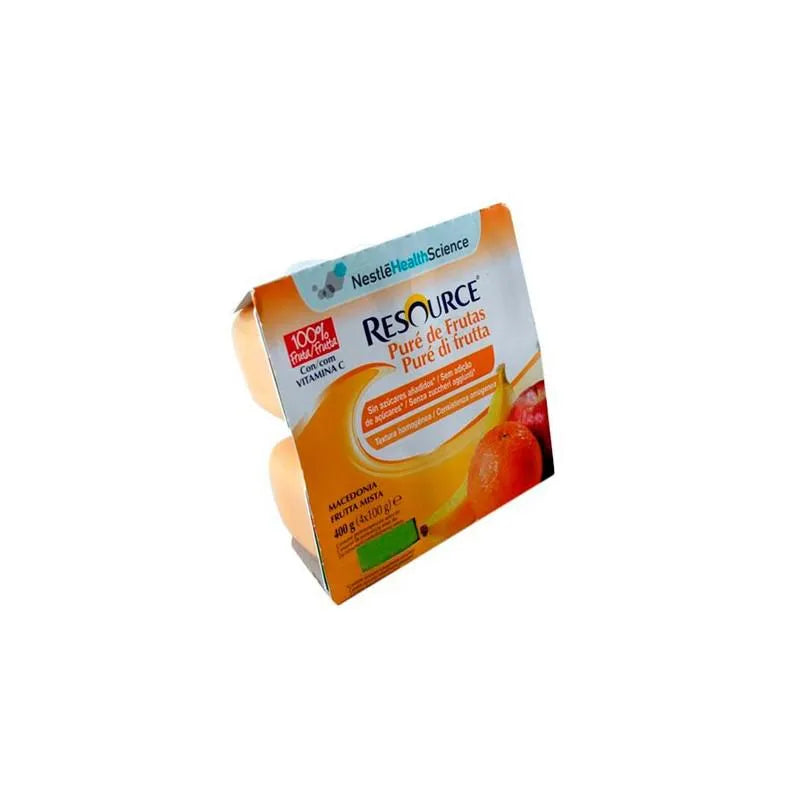 Meritene Nestlé Resource Pure Vruchtensalade 4x 100g
