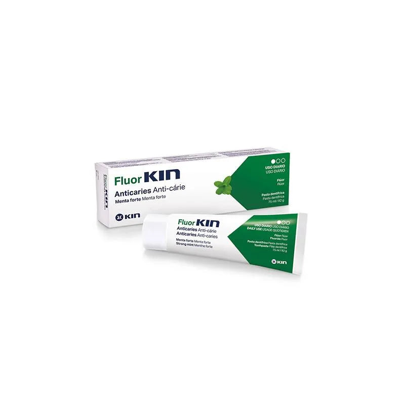 Fluor Kin Anti-Cariës Mint Forte Tandpasta 75g