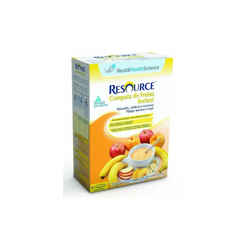 Meritene Nestlé Resource Fruitcompote Perzik-Banaan-Appel 700g