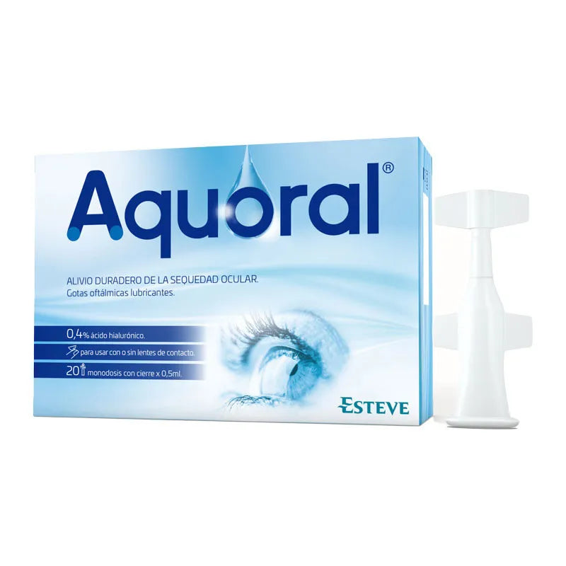 Esteve Aquoral oogdruppels 20 enkelvoudige doses x 0,5 ml