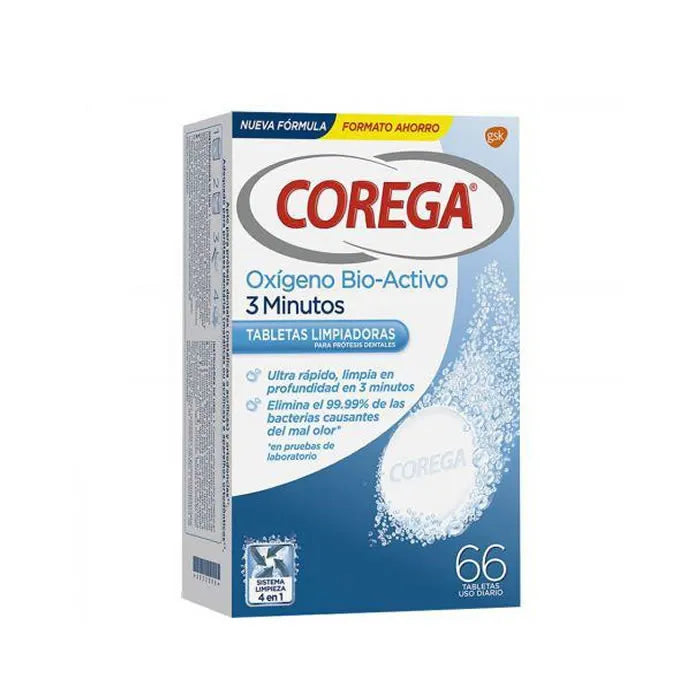 Corega 3 minuten actieve zuurstof 60 stuks