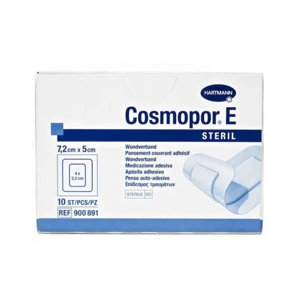 Hartmann Cosmopor E steriel wondverband 7,2x5cm 10 stuks