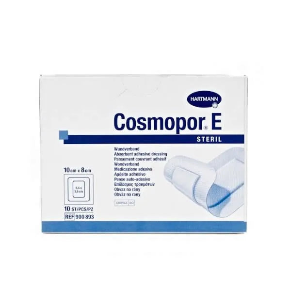 Hartmann Cosmopor E steriel wondverband 10x8cm 10 stuks