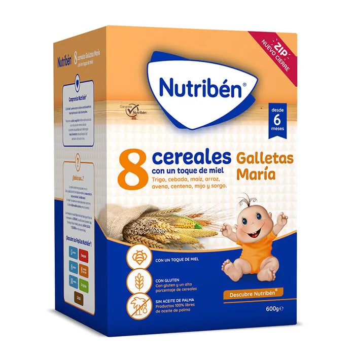 Nutriben 8 Granen Honing Koekjes 600g